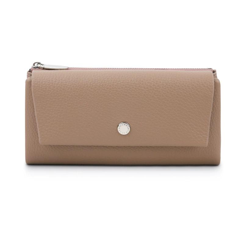 Envelope Women Wallet Quality Leather Clutch Money Clip Large Capacity Card Holder Female Cash Bank Card Storage Bag