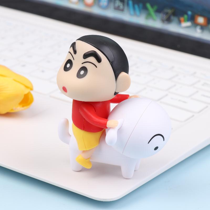 Crayon Shin-Chan Anime Figure Ornaments Toy Cartoon Anime Doll Kawaii Cute Dolls Model Toy Desktop Ornaments Home Decoration