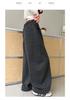 Autumn 2026 Wide-Leg Woolen Pants for Girls: Casual Loose Banana Pants for Middle and Older Children