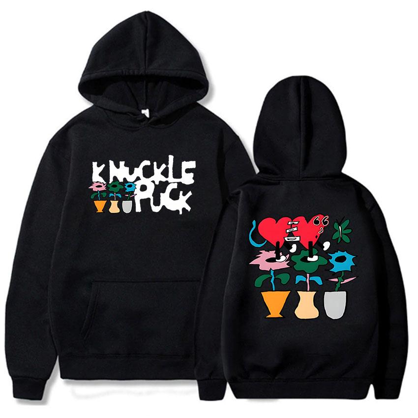 Уличная женская одежда Толстовки рок-группы Knuckle Puck Roupas Femininas Зимние толстовки с длинным рукавом с капюшоном