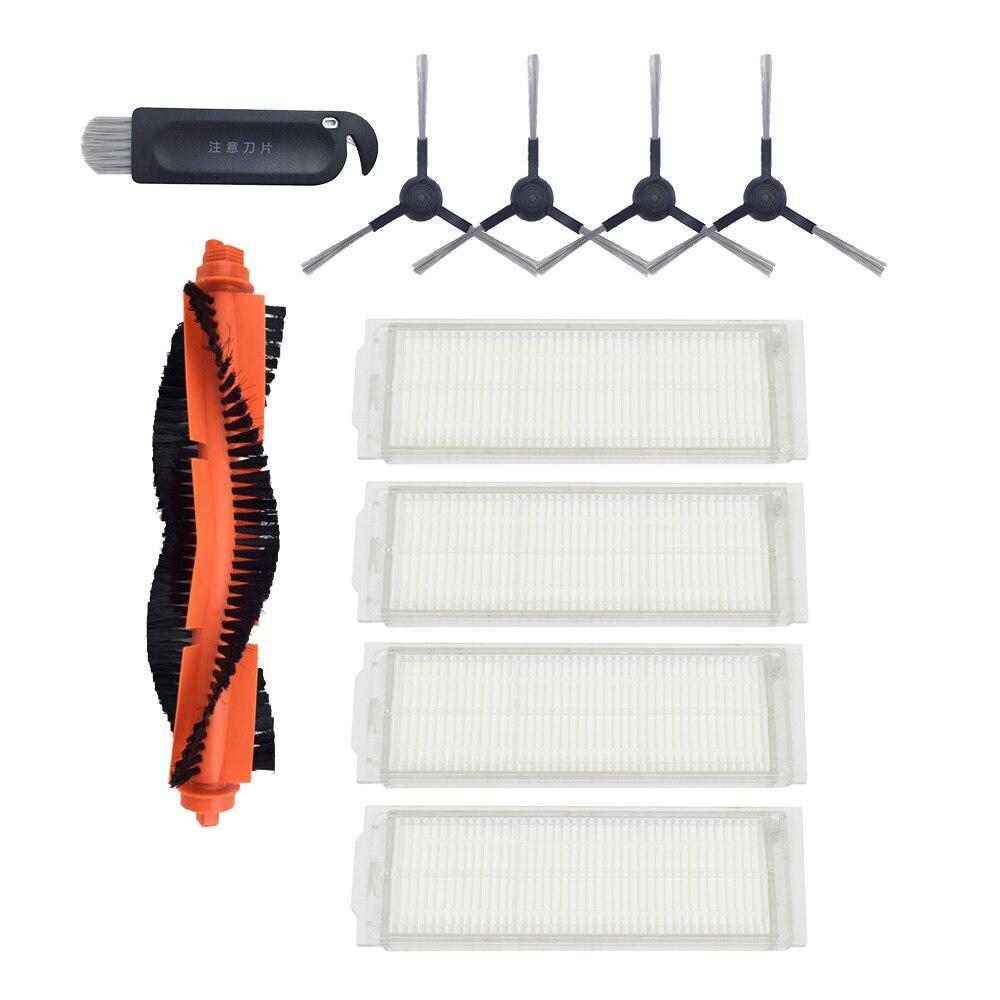 Основная щетка Hepa-фильтр, боковая щетка, ткань для швабры для робота-пылесоса xiaomi STYJ02YM Conga 3490 Viomi V2 PRO, фильтр V-RVCLM21B