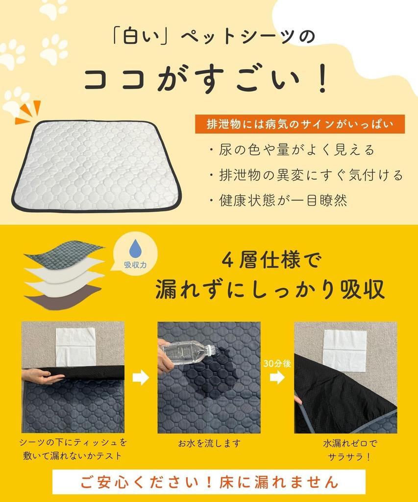 Care Advisor Smiley Life Моющийся многоразовый писающий коврик для домашних животных Быстрый японский набор из 2 комплектов [рекомендуется для домашних животных] простыней, коврик, коврик, водонепроницаемый, впитывающий,