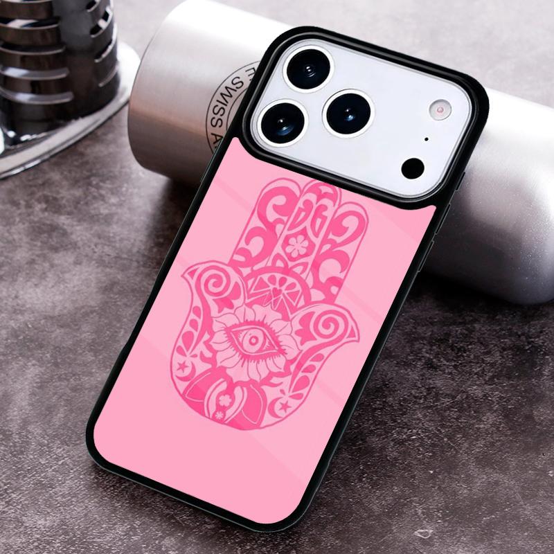 Hamsa Hand of Fatima Phone Case for iPhone 17 16 15 Pro Max Air 14 13 12 11 Plus Shockproof Cover