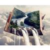 Full 5D Diy Diamond Painting River In Book Embroidery Cross Stitch Home Decor Handmade Gift