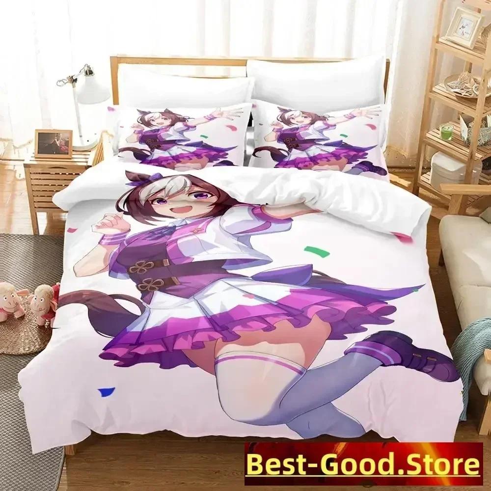 Pretty Derby Bedding Set Duvet Cover Sheet Printed Bed Set Pillowcase Bed Full Queen King Size Comforter Bedroom