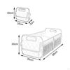 Универсальный органайзер для хранения в багажнике автомобиля