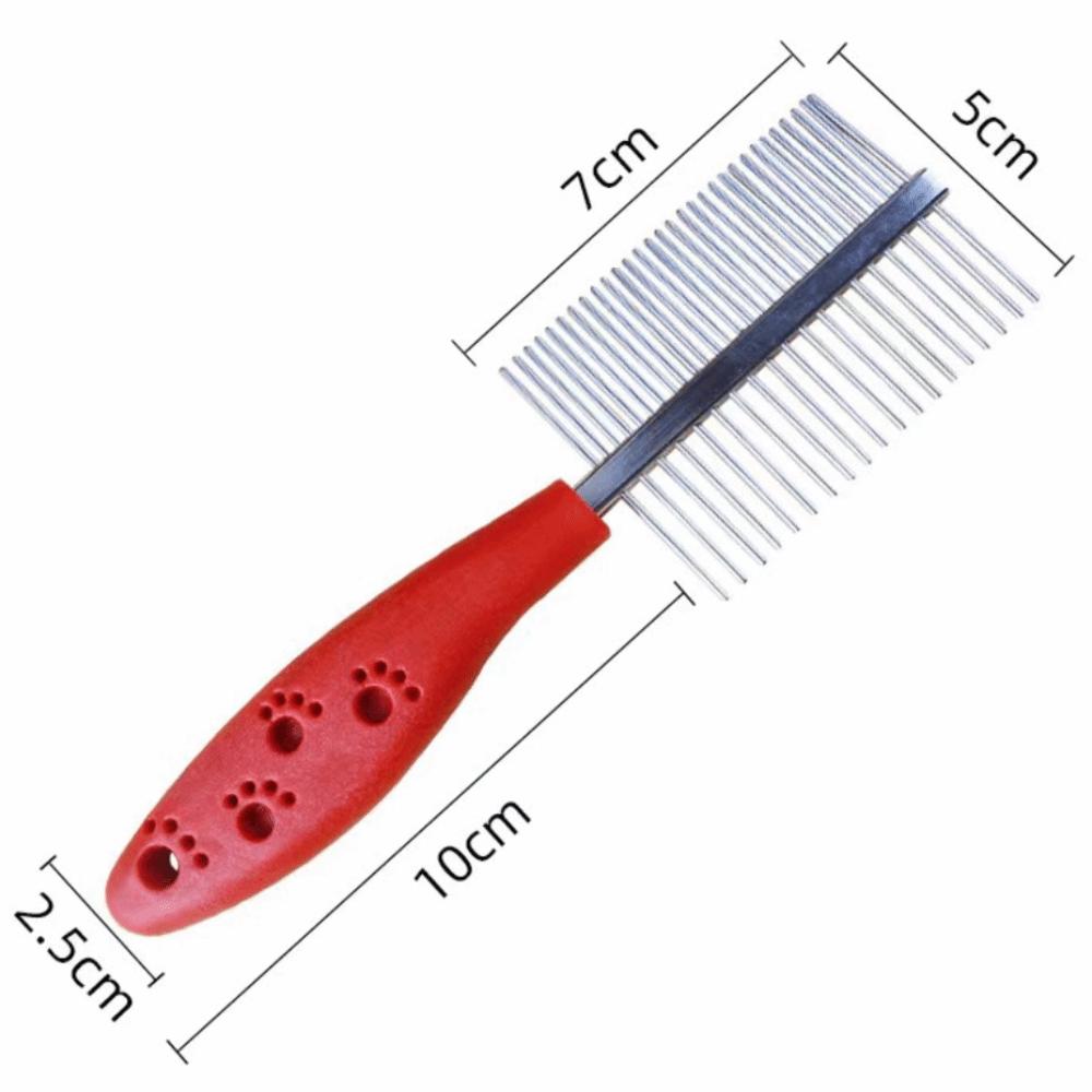 Stainless Steel Pet Massage Comb Easy Cleaning Pet Grooming Brush Pet Hair Comb Dog Cleaning