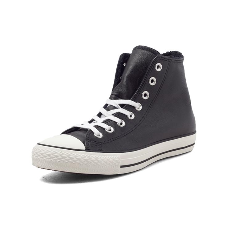 Converse Chuck Taylor All Star 'Черная кожаная меховая' 154134C