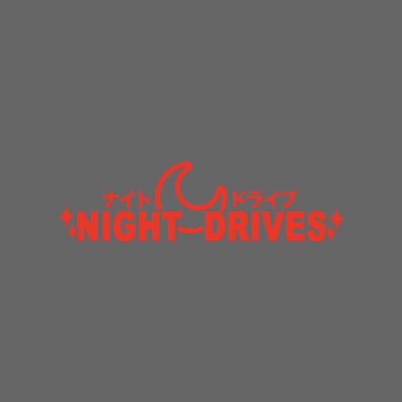 NIGHT DRIVES JDM windshield side window body modification personality pull flower waterproof car sticker motorcycle car sticker