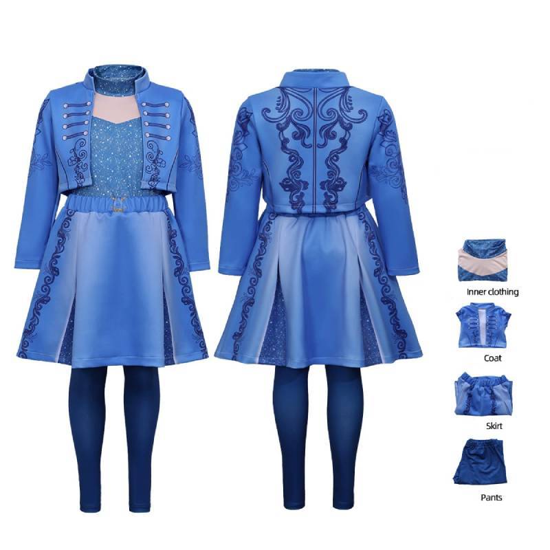 Descendants Wicked Wonderland Children Cosplay Costume For Halloween Stage Performance