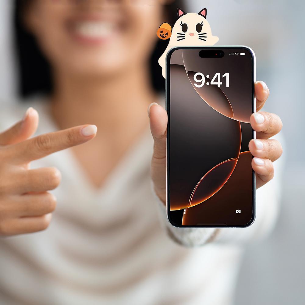 1/6 шт. Ghostees Mystery Phone Buddy Милые Хэллоуинские Украшения для Телефонов Мини-Фигурка Дизайн Фигурка Забавный Настольный Аксессуар