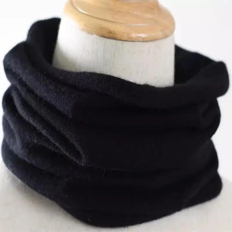 Cozy Cashmere-Blend Knit Neck Gaiter - Windproof, Warm & Breathable Scarf for Women | Perfect for Winter Outdoors