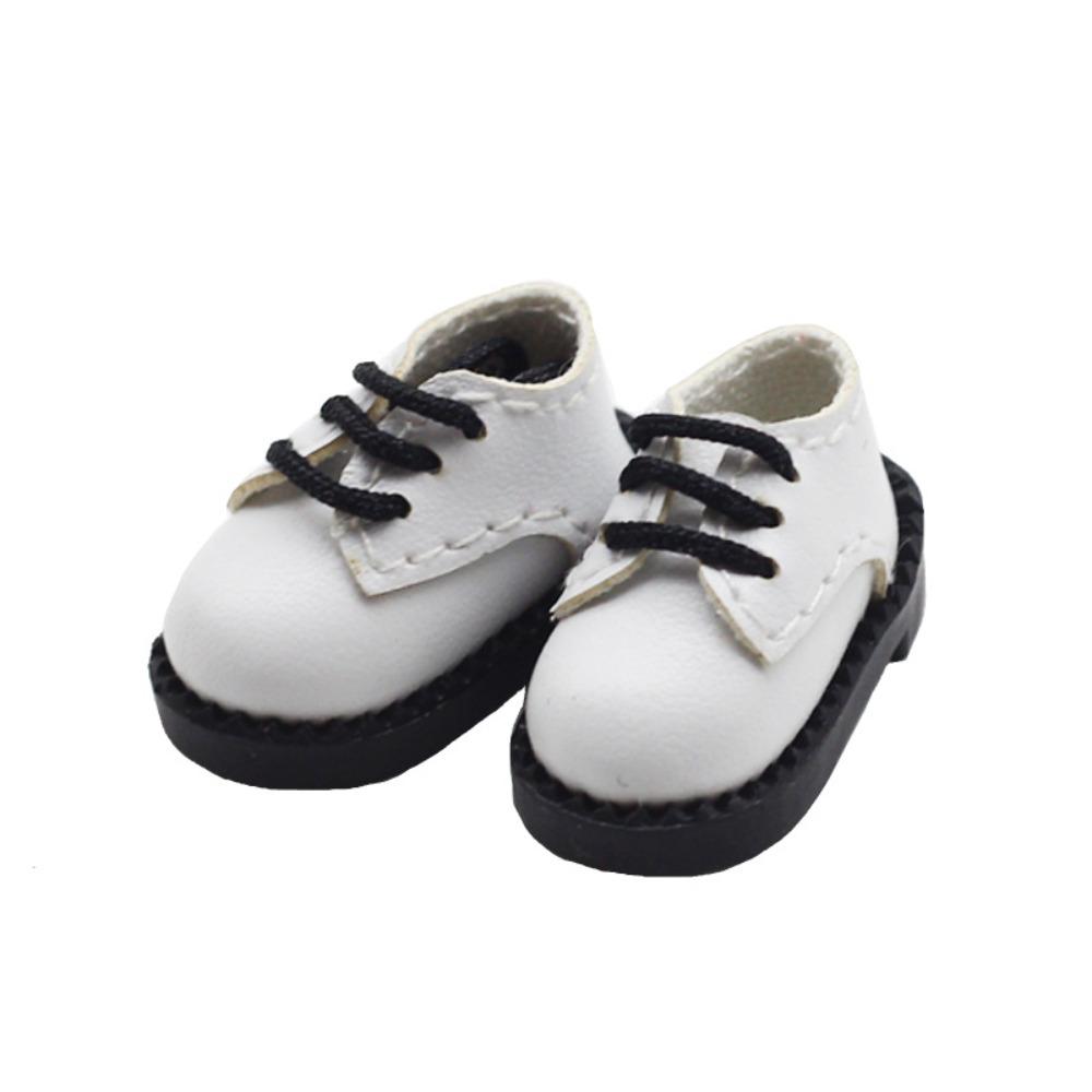 1Pair PU Leather 1/12 Bjd Doll Shoes Shoes Doll BJD Doll PU Shoes Doll PU Leather Shoes  ob11 Doll