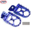 Motorcycle CNC Foot Pegs Rests Pedals Footpegs For Yamaha YZ65 85 YZ125 YZ250 YZ250F YZ450F YZ125X 250X WR250F WR450F 2001-2023