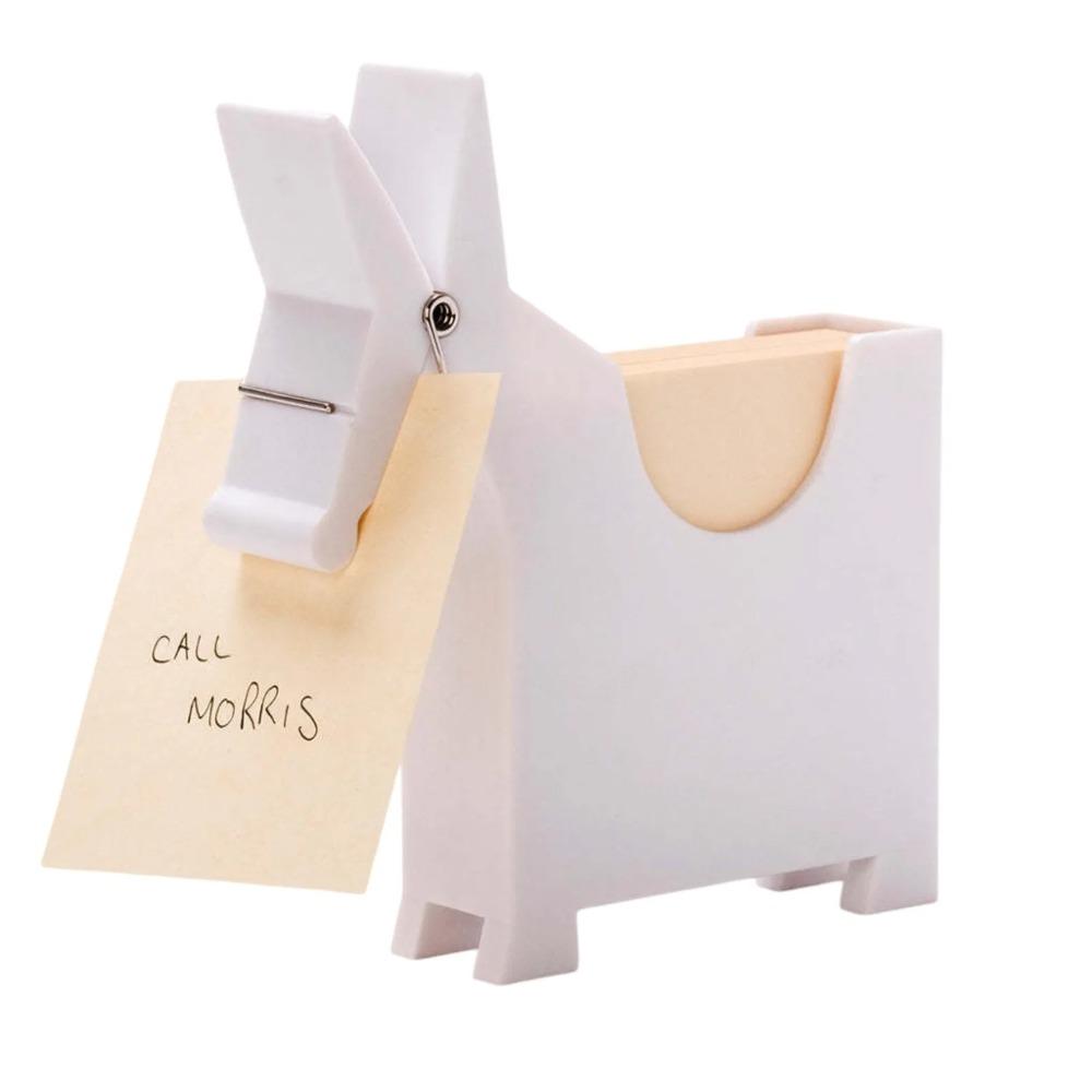 Desktop Memo Holder Cute Mule Post-it Clip Creative Business Card Holder Organizer Storage Funny Tabletop Decor Office Supplies