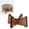 Ethereal Drum Stand Holder Silicone Sound Insulation Layer Detachable Wooden Display Rack Handpan Tongue Drum Holder