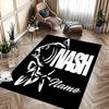 Custom personalization Nash logo Area Rug - Perfect For Kitchen, Bathroom,Laundry Room Decor Large Size Available,Gift All Seasons