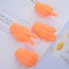 Yousheng 4/6 Pack Finger Puppets Сгибаемые милые мини-руки-марионетки Реалистичный внешний вид Устойчивые к разрывам Безопасные забавные жесты Маленькие ручки-игрушки для домашних животных