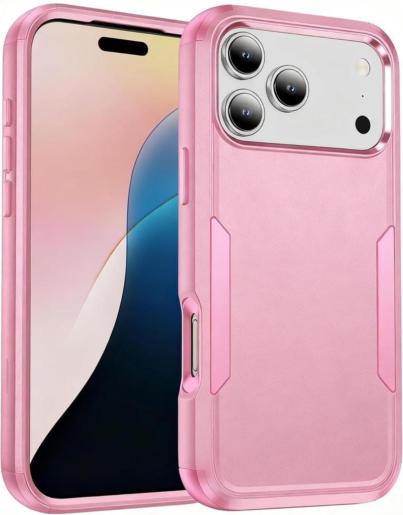Three Layers Heavy Duty Armor Case For iPhone 17 16 15 14 Plus 13 12 Pro Max OTT AntiDrop Shockproof Protective Bumper Cover