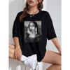 Mona Lisa Print Drop Shoulder Tee