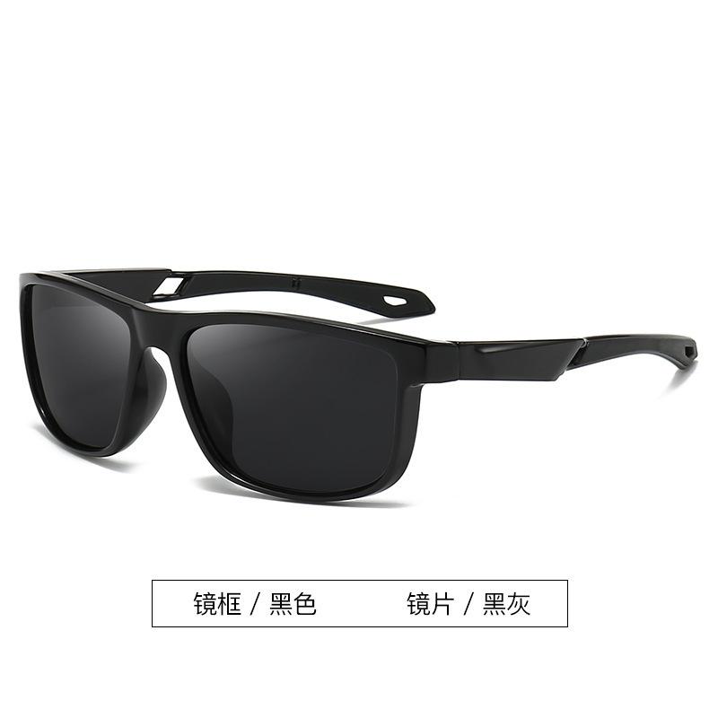 Поляризованные солнцезащитные очки для активного отдыха, мужские спортивные светочувствительные солнцезащитные очки с функцией изменения цвета, квадратная оправа для велоспорта 3235