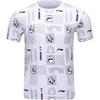 Футболка с коротким рукавом Li Ning Badminton Chengdu Neng Mao Element Thomas Cup с круглым вырезом, удобная памятная футболка унисекс AHSUA45-2