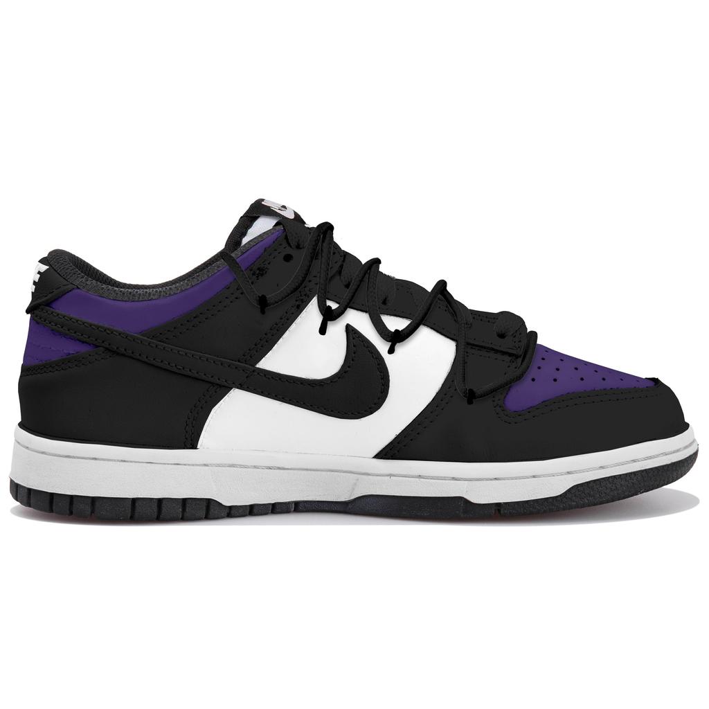 Nike Кроссовки Dunk Low Skateboard Обувь Унисекс Черный Белый Фиолетовый CW1590-100(Команда-)-Случайные упаковочные пакеты
