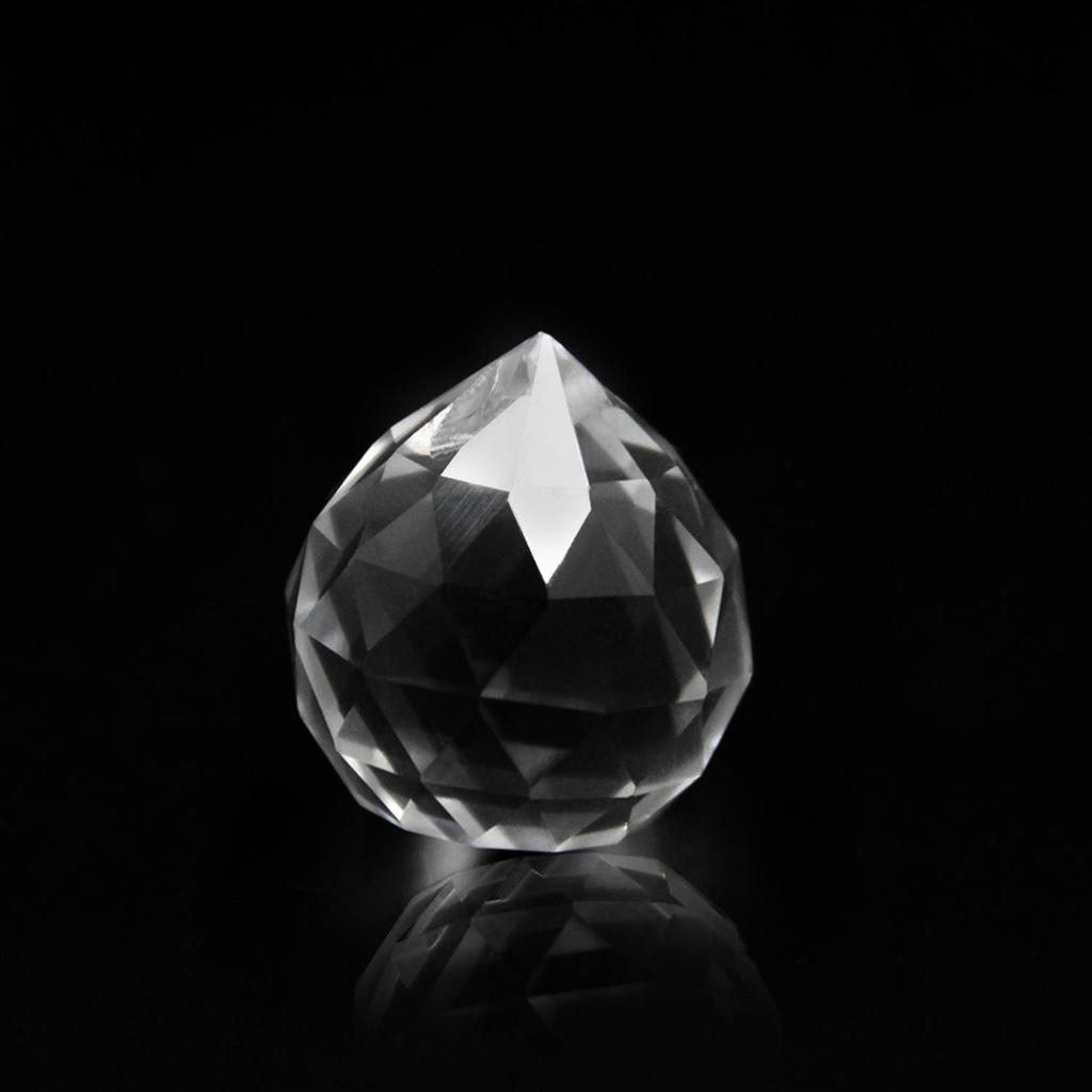 1PCS 20/30/40MM Clear Crystal Ball Prisms Suncatcher Chandelier Pendants Lighting Lamp Parts Curtain Hanging Ornament