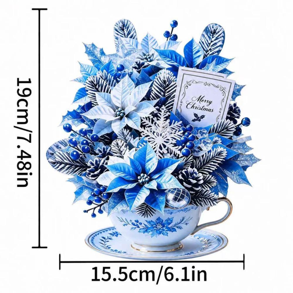 with Envelope & Message Note Christmas Greeting Cards 3D Pop Up Card for Mother's Day