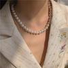Pearl Clavicle Necklace: High-End Light Luxury 2022 Korean Blogger Style