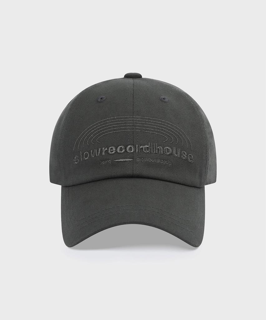 Кепка-бейсболка SLOW RECORD HOUSE Srh Record Ball Cap_Серая
