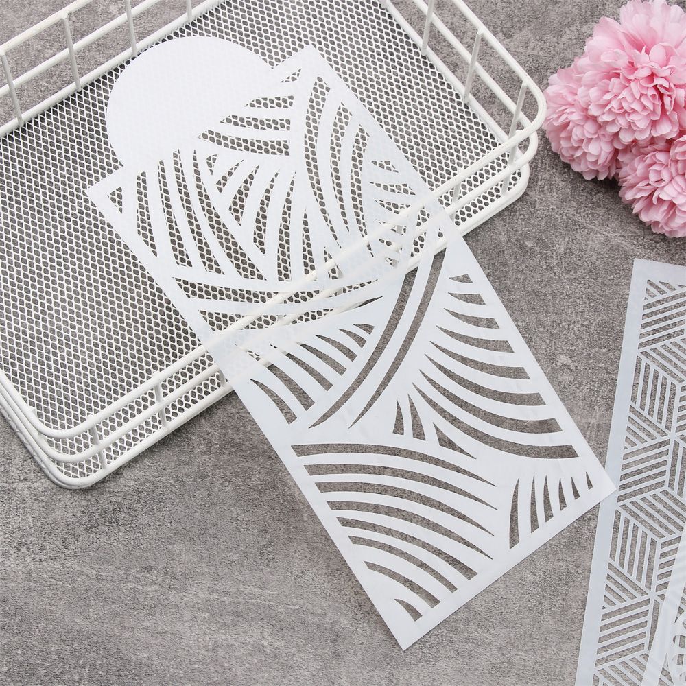 Spike Pattern Bakeware Lace Border Sugar Sieve Mold Fondant Printing Cake Stencil Baking Templates