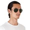 Солнцезащитные очки 0RB3025 AVIATOR ПЕСОЧНЫЕ ПРОЗРАЧНЫЕ СЕРЫЕ Размер 58 Ray-Ban (серый), Япония, (БЕСПЛАТНЫЙ размер)