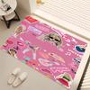 1pc Taylor Swift Print Area Rug - Soft, Washable Non-Slip Indoor Mat, Living Room, Home Office Decorative Rug,Office Decorative
