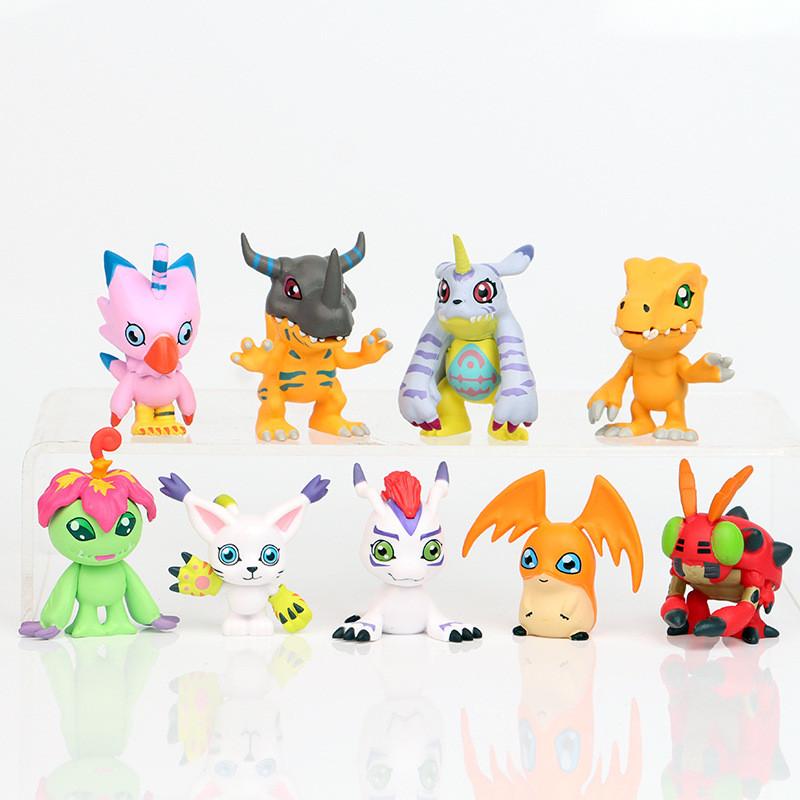 Adorable Pvc Digital Monster Figurine Display Cake Decoration 4-5cm