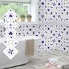 5Pcs Colorful Tiles Sticker Kitchen Wardrobe Bathroom Home Decor Self-adhesive Matte Texture Hard Film Art Wall Decals