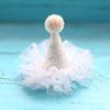 1 PC Fashion Cute Girl Crown Princess Hairpin Lace Pearl Shiny Star Headband Hairpin Hairpin Hair Accessories Hair Birthday Hat