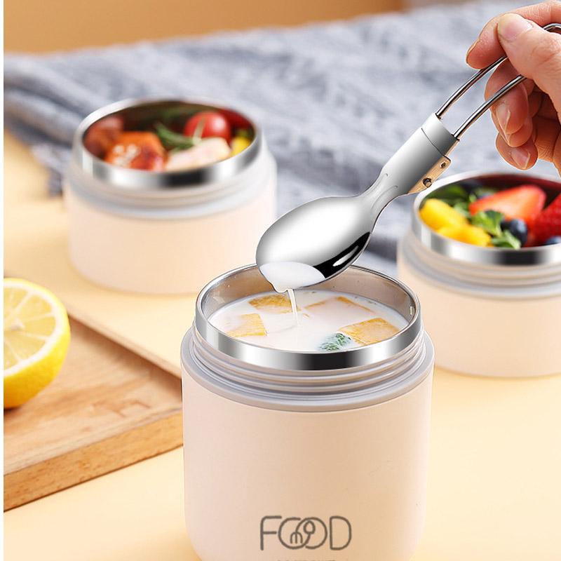 Двухслойный герметичный термоконтейнер на 680 мл, термоконтейнер для ланча, чашка для хлопьев