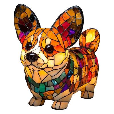 Животное Смола Ночник Светодиодная Прикроватная Лампа Милая Настольная Лампа Для Гостиной Спальни Ночник Домашнее Украшение Подарок