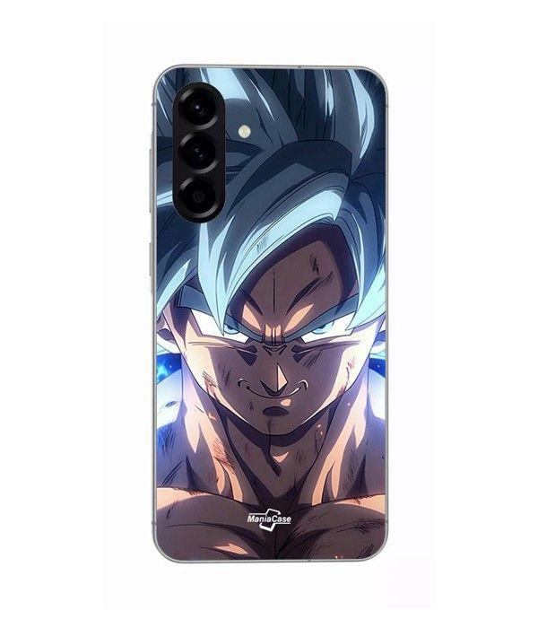Coque - Maniacase - Samsung Galaxy A36 - Silicone - Noir - Dragon Ball Z GOKU Ultra instinct