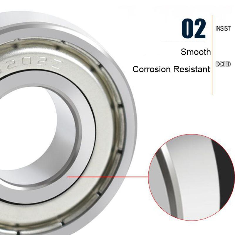 10PCS 6902-2RS Bearing ABEC-1 15x28x7 mm Metric Thin Section 6902 2RS Ball Bearings 6902RS 61902 RS
