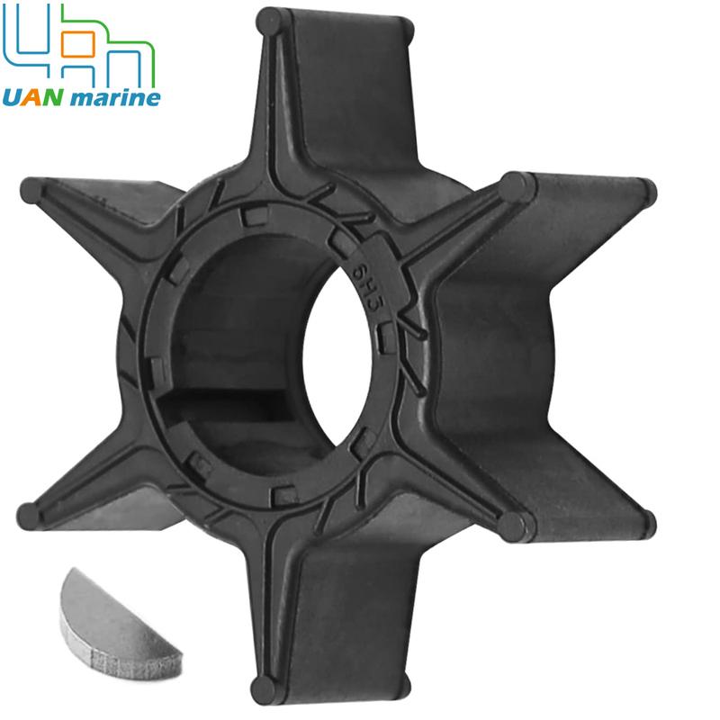 For Yamaha 2 Stroke 40 50 55 60 70 HP 40V T50 C55 T60 E60 4 Stroke 40 50 60 70 HP Outboard Water Pump Impeller with Key