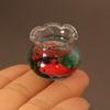 4 Styles Dollhouse Miniature Glass 2.5*2.2cm Fish Tank Bowl  1/6 1/12 Dollhouse Decoration
