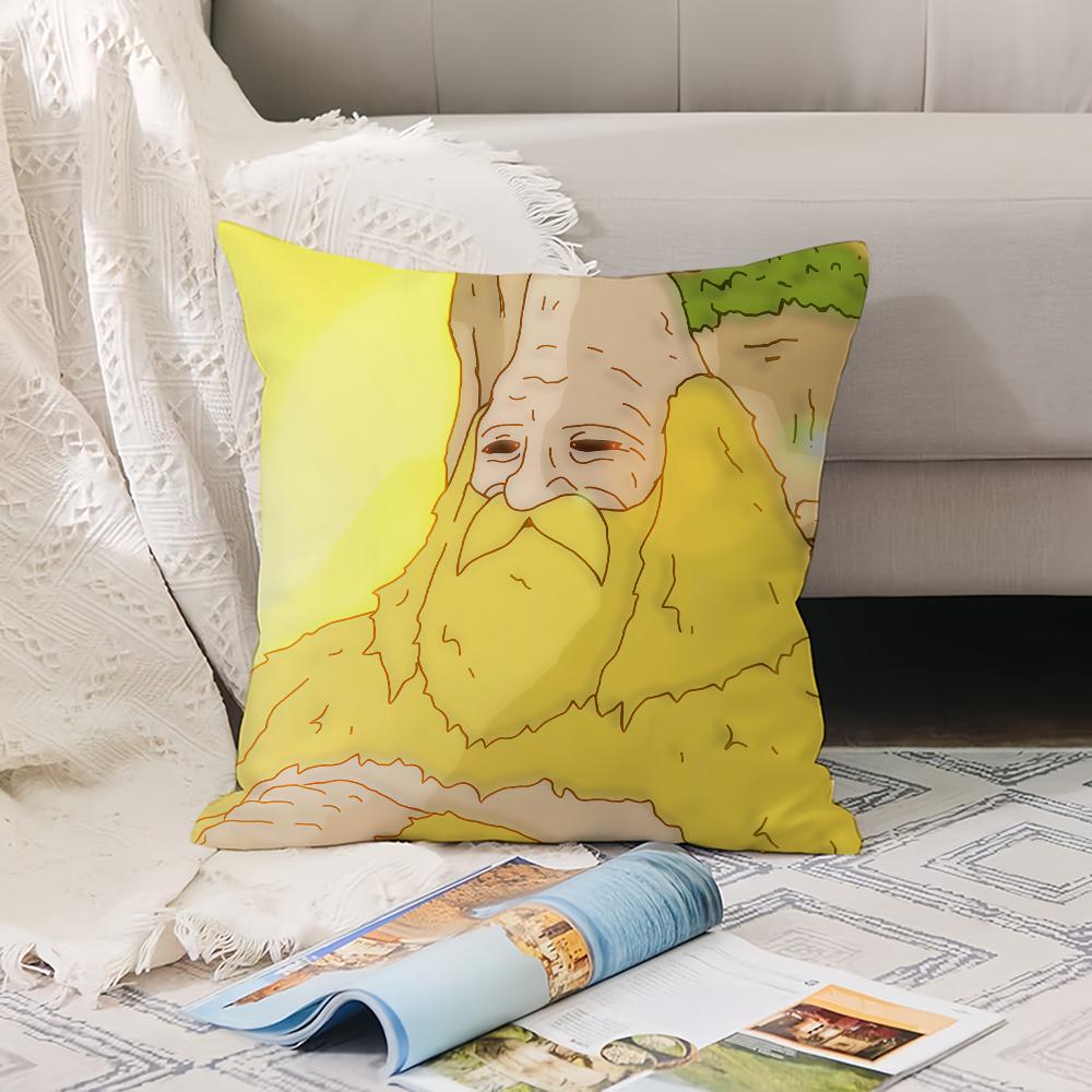 Funny Sassy the Sasquatch Pillow Case Office Cushions Suitable For Sofa Car Bedroom Decorative Cushion Cover