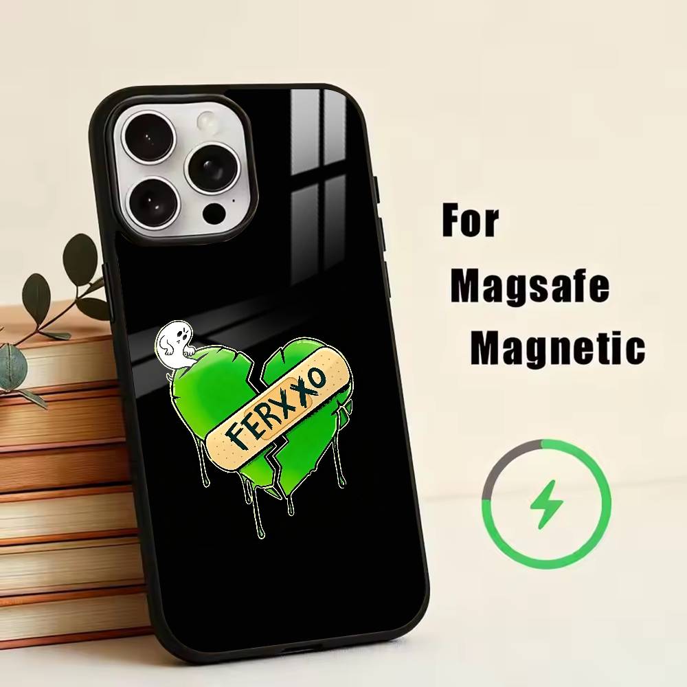 Singer F-Ferxxo SIXDO Phone Case For iPhone17,16,15,14,13,12,11 Plus,Pro Magnetic For Magsafe Wireless Charging
