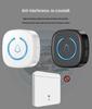 Wireless Long-Distance Doorbell for Villas - One-to-Three Indoor Call Bell with Large Button for Elderly.