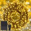 KOZUMUWAN String Lights, 100 LEDs, 10m, with Controller, Outlet-Operated, Christmas Lights, Halloween, Christmas Tree, Memory, Indoor Use, 8 Lighting