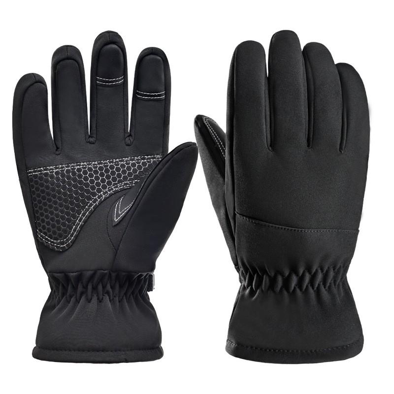 Unisex Winter Ski Gloves Waterproof Windproof Thermal Lined Outdoor Cycling Snow Sports Mittens Adults