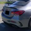 Подходит для аксессуаров Mercedes-Benz CLA W177 Sedan A45 A35 A180 A200 A220 AMG 2019+ Задний бампер Спойлер Боковая крышка воздухозаборника Canard