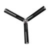 Selfie Stick WC13YDS Telescopic Tripod 4.3ft with Dual Light & Phone Holder - Black